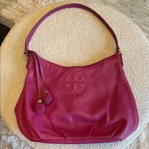 Tory Burch Berry Leather Hobo Bag